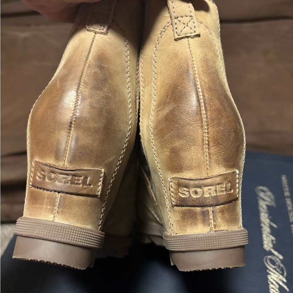 Sorel Joan of Arctic wedge ankle boots size 7.5 - Picture 4 of 7